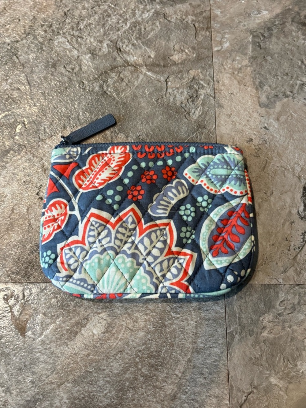 Vera Bradley Small Zip Pouch in Nomadic Floral Pattern